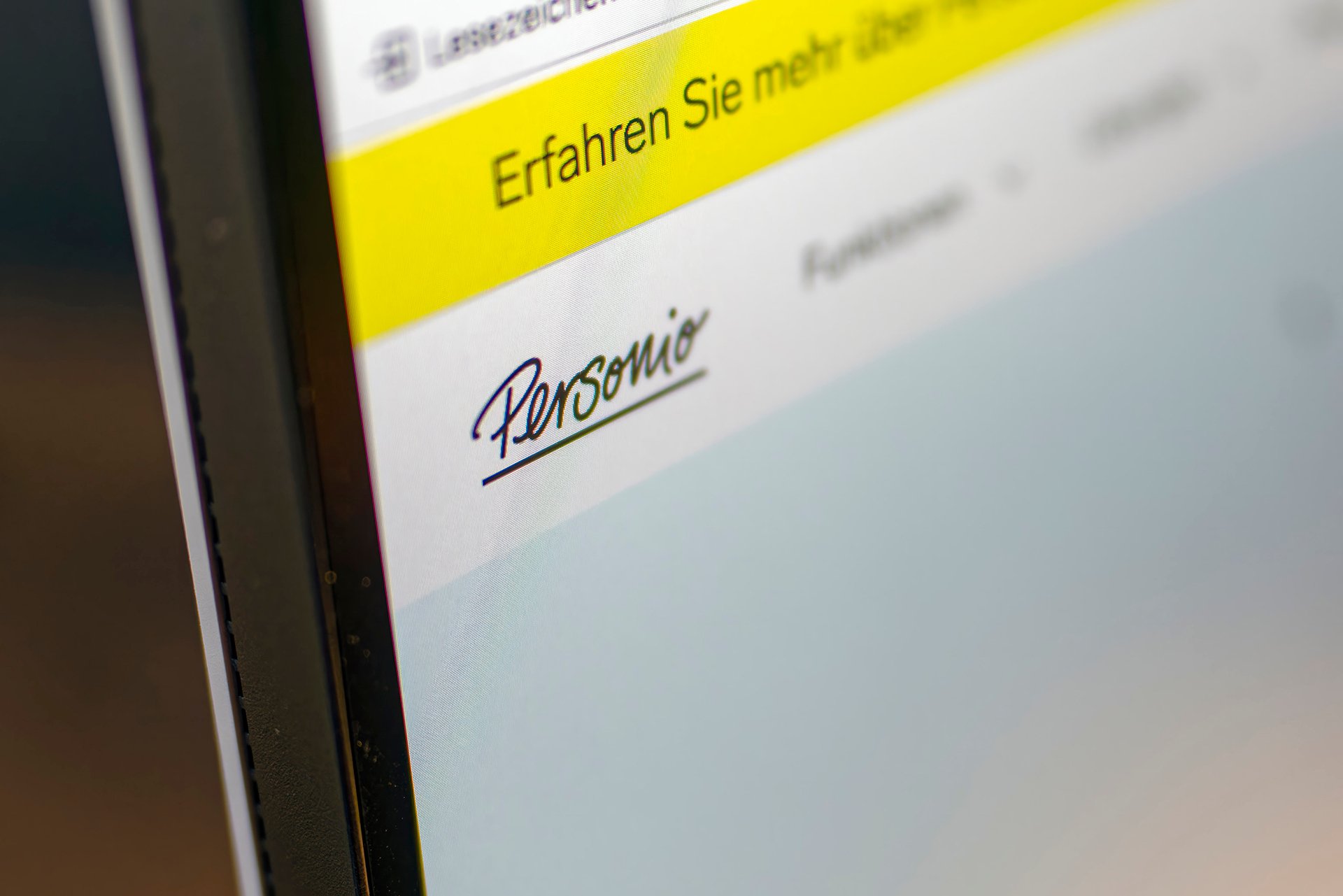 summarum_Ansicht Software Personio auf dem Computerbildschirm